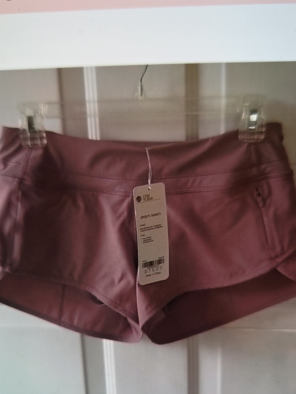 CRZ YOGA Women's Athletic Shorts - Dusty Rose Mauve